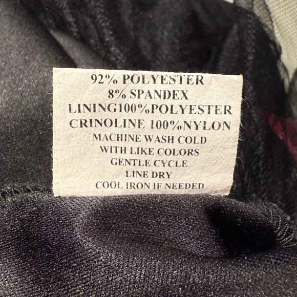 Ruby Rox Black + Pink Y2K Vintage Style Cocktail Dress Women's 18 - Picture 5 of 6